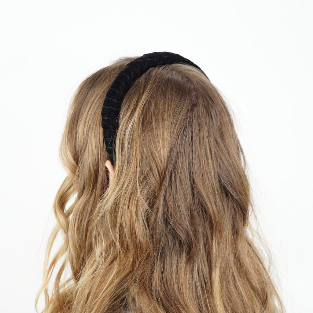 Petite Black Crown Headband